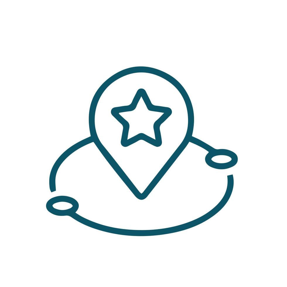turcking thine line icon vector design