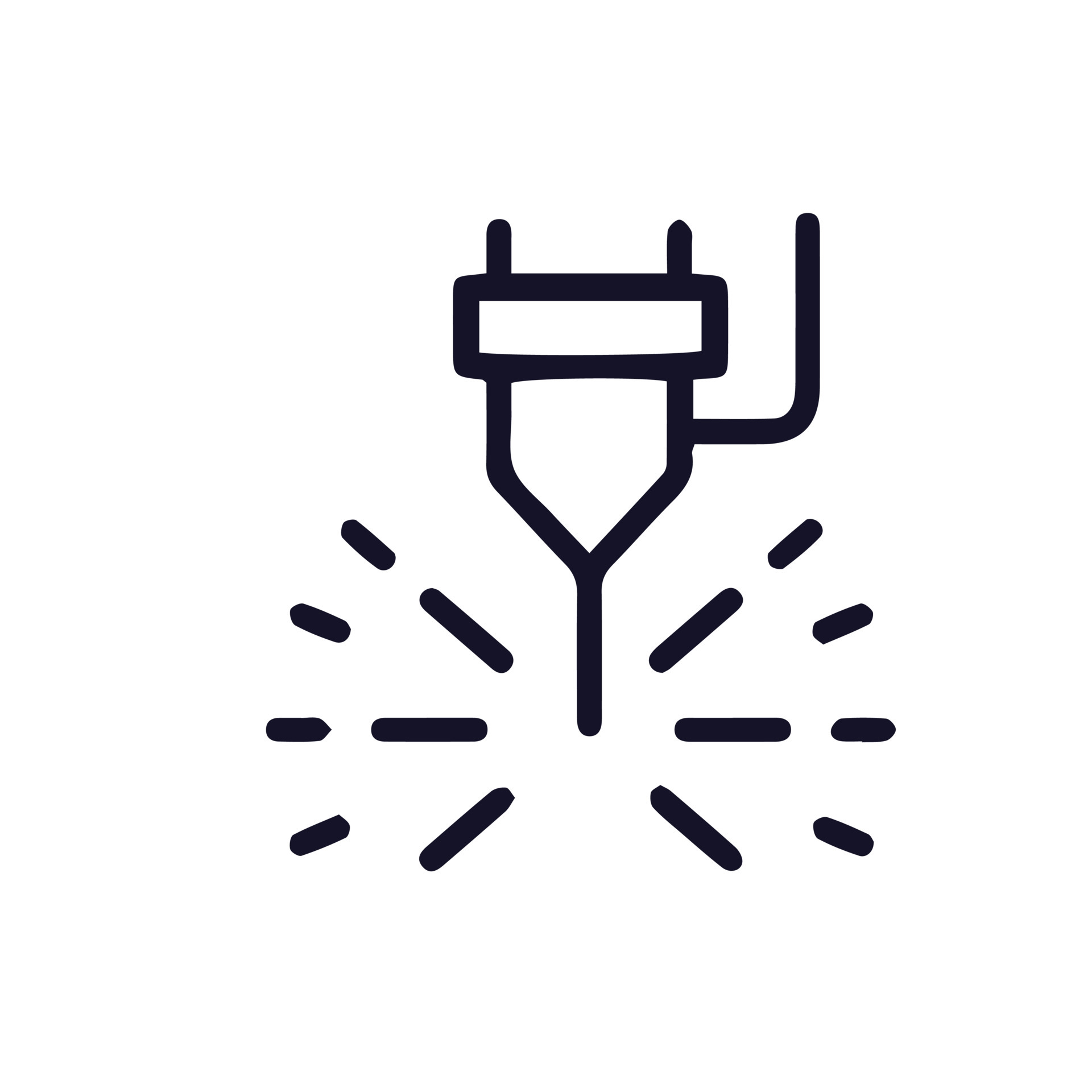 diseño de vector de icono de línea láser 6400364 Vector en Vecteezy