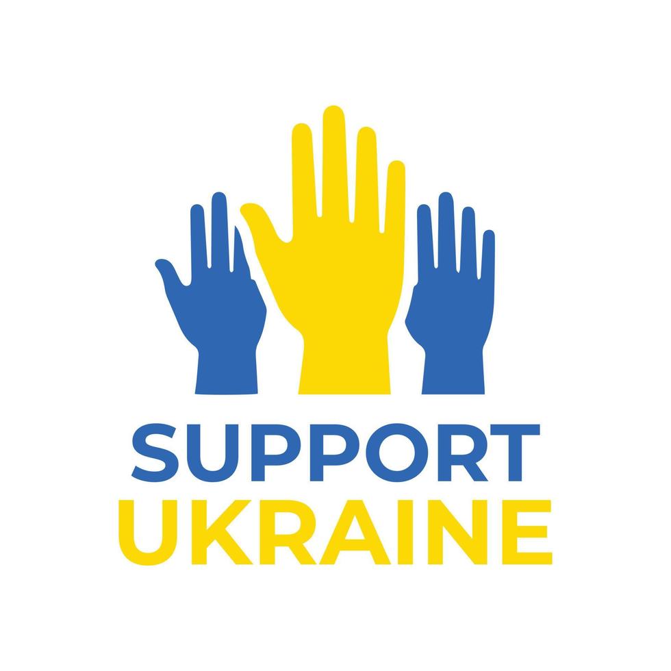 support ukraine vector design