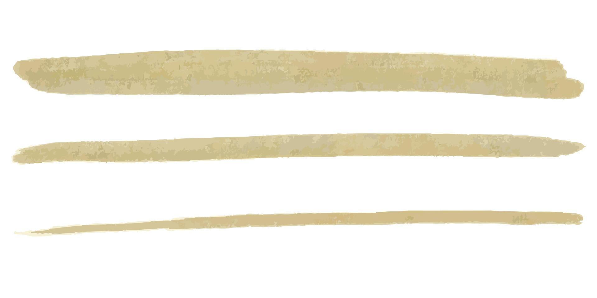 Vector set of colorful brush strokes. Hand painted background ...