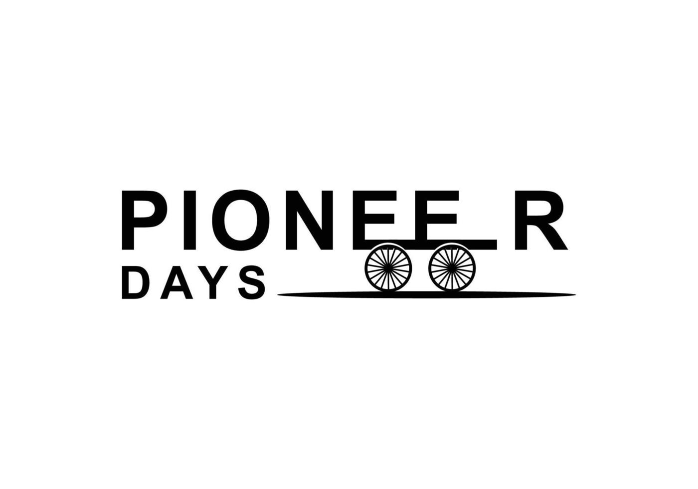 symbol icon Illustration Of pioneer days vector