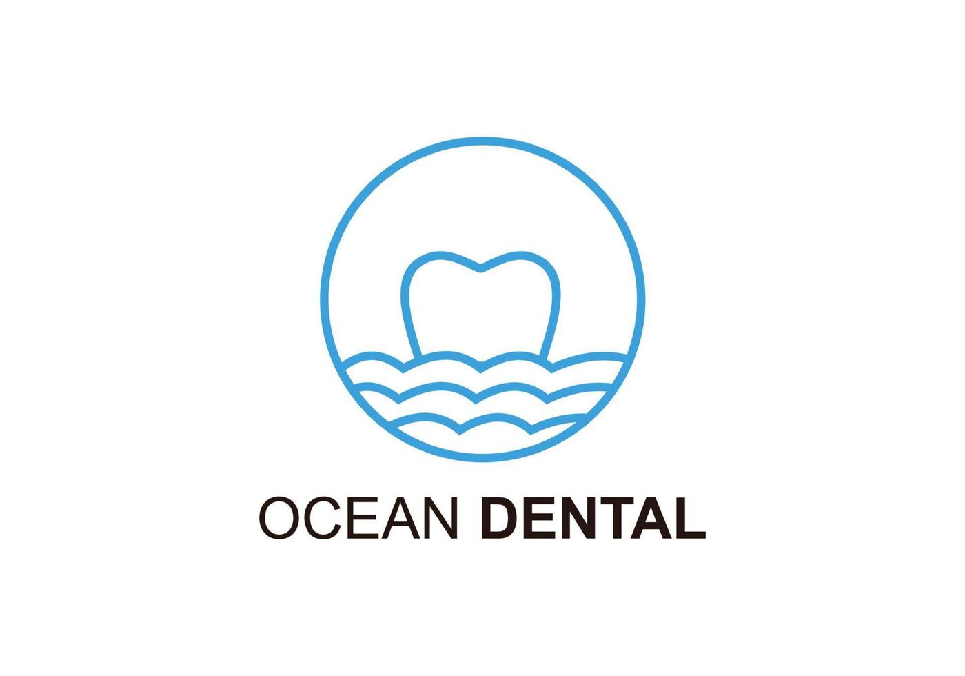symbol icon Illustration Of ocean dental inspiration vector