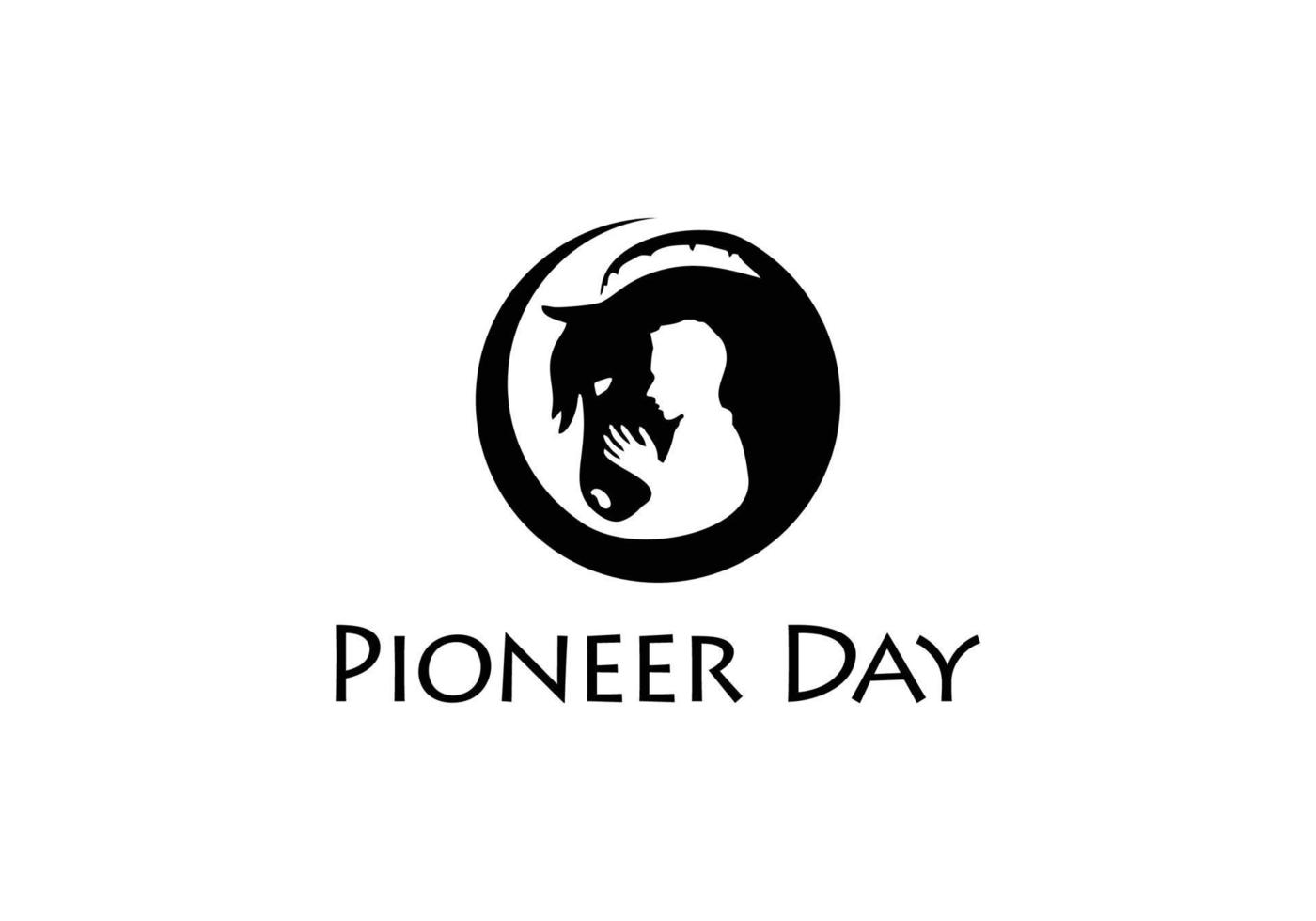 symbol icon Illustration Of pioneer days vector