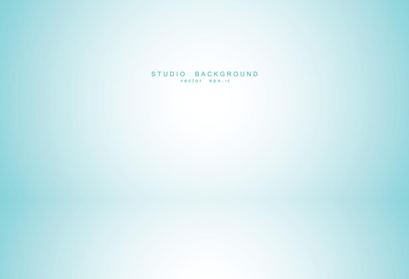 Empty blue studio room Background vector