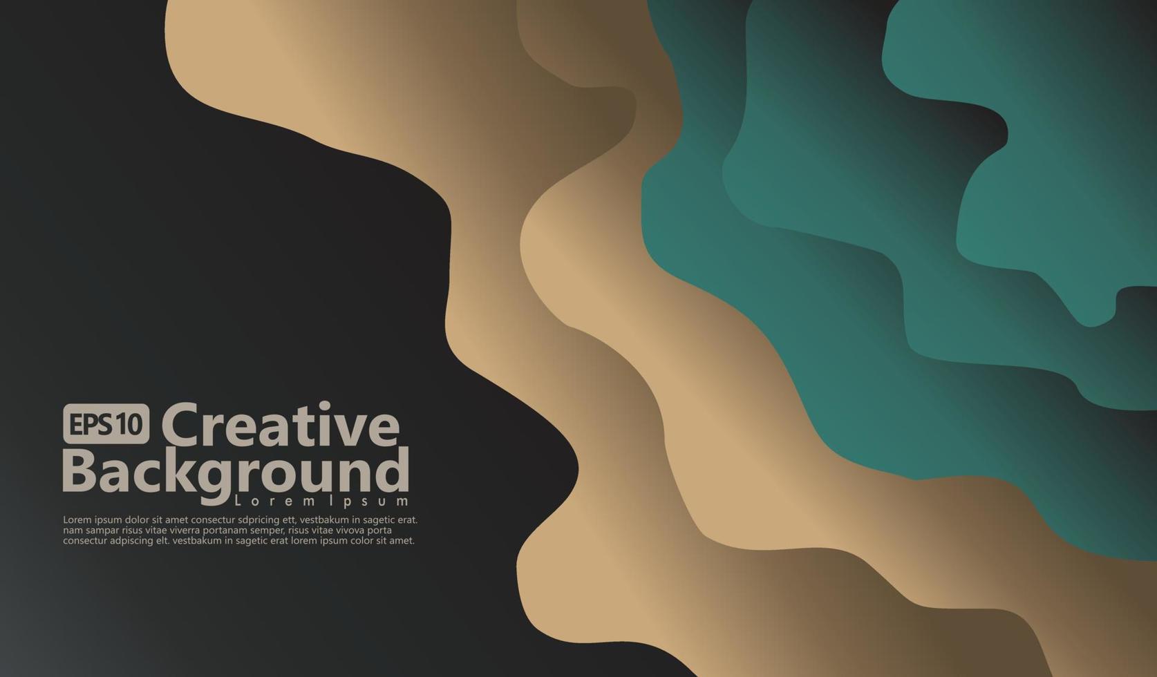 Liquid color background design. Fluid gradient shapes composition vector