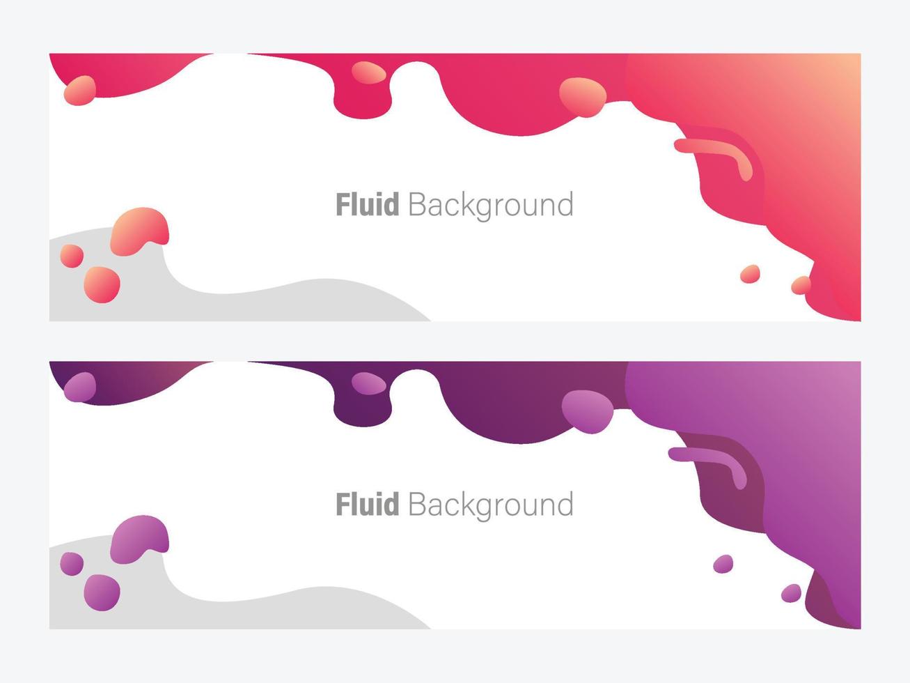 banner template, fluid background, colorful liquid vector