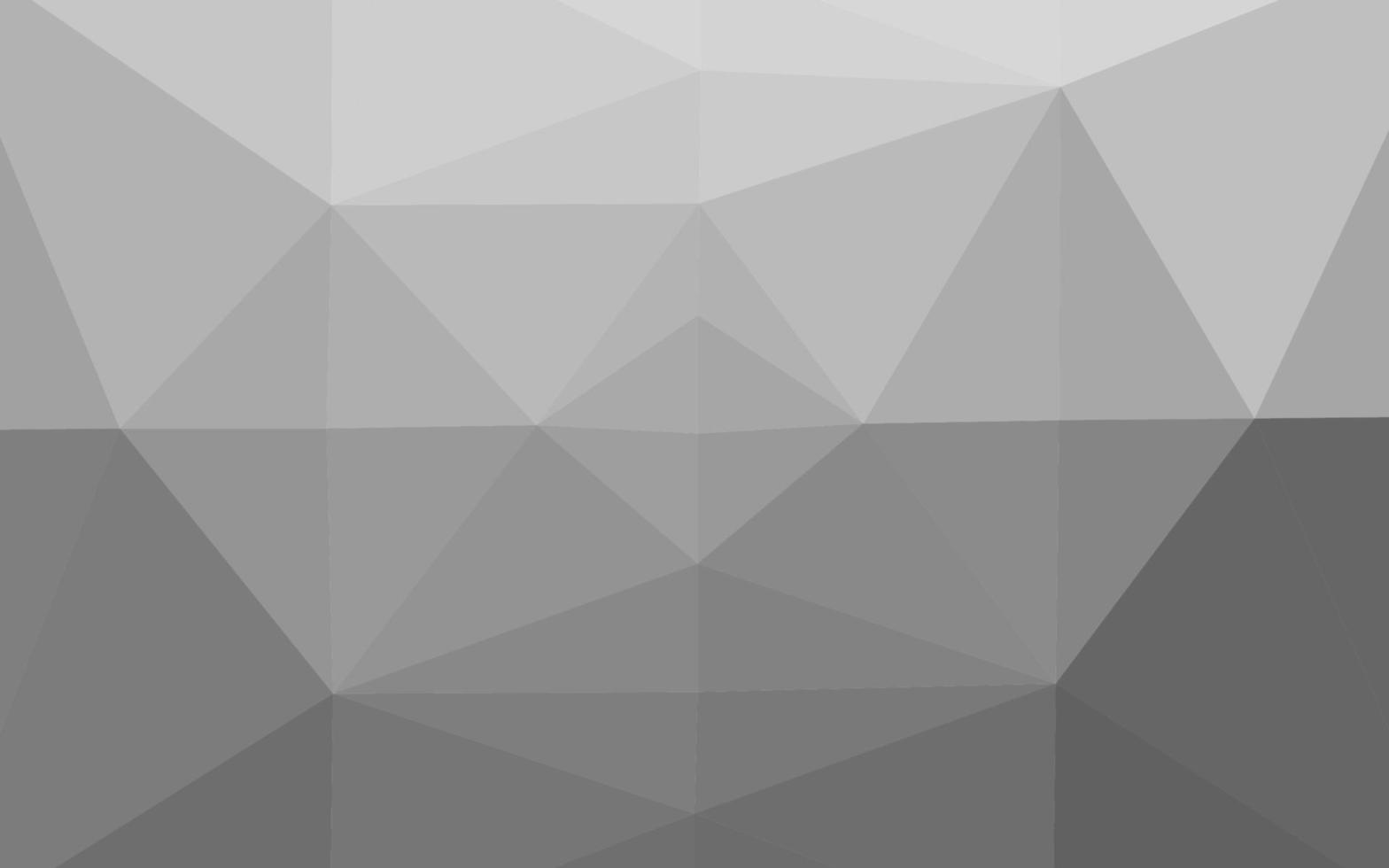 Light Silver, Gray vector abstract polygonal cover.