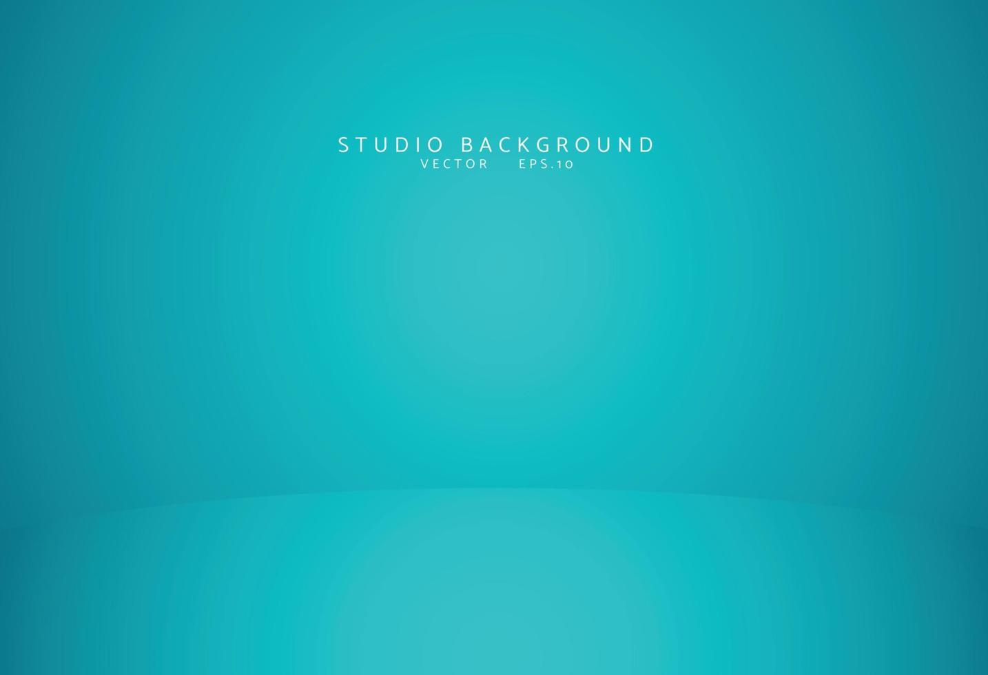 Empty blue studio room Background vector