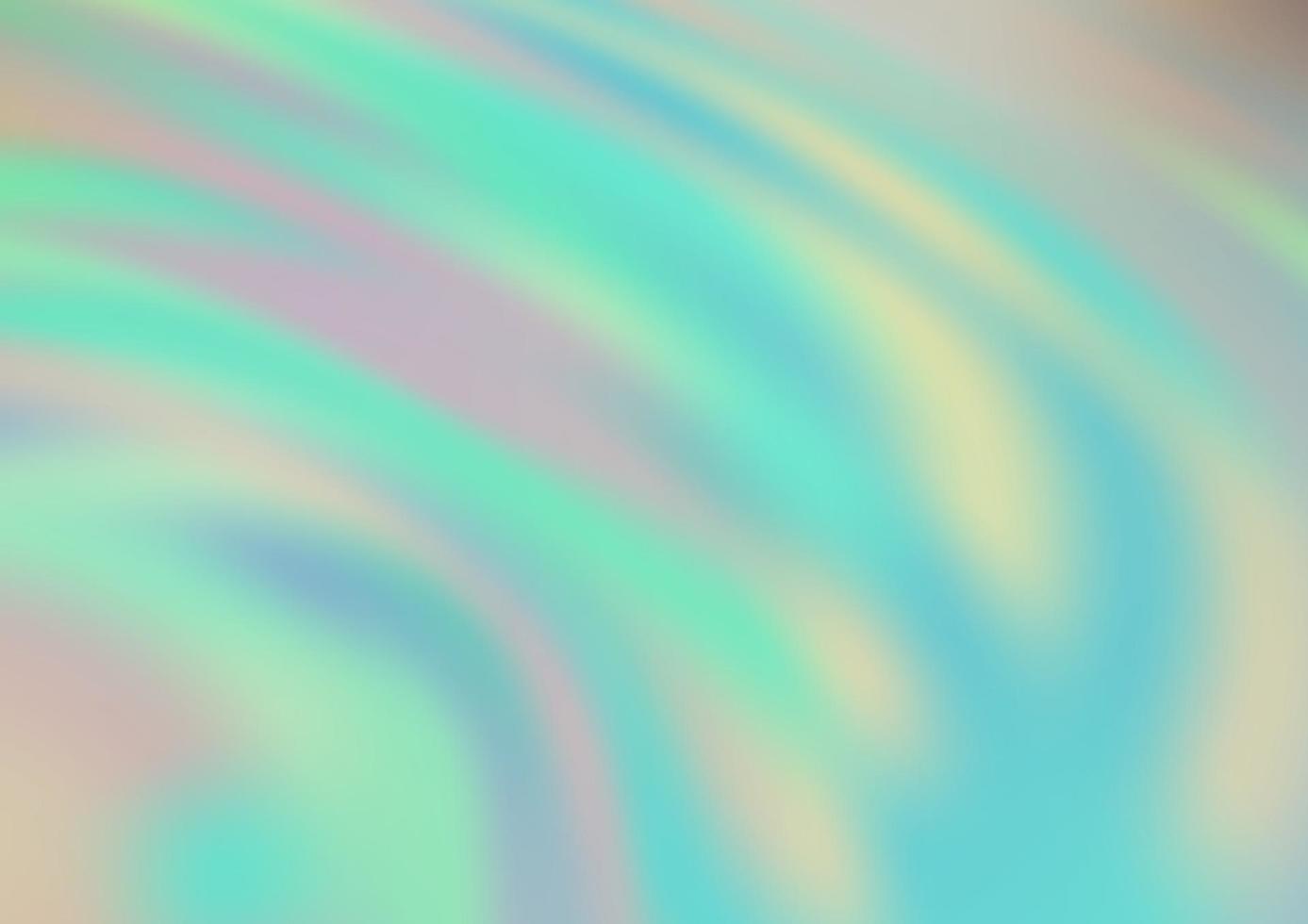 Light Green vector blurred shine abstract background.