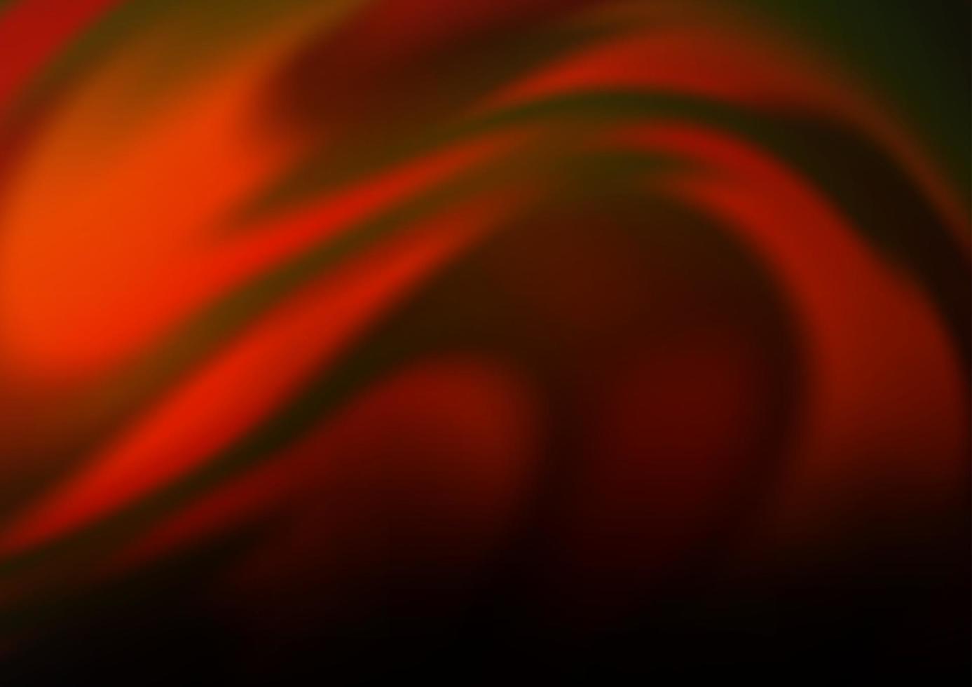 Dark Orange vector background with liquid shapes.