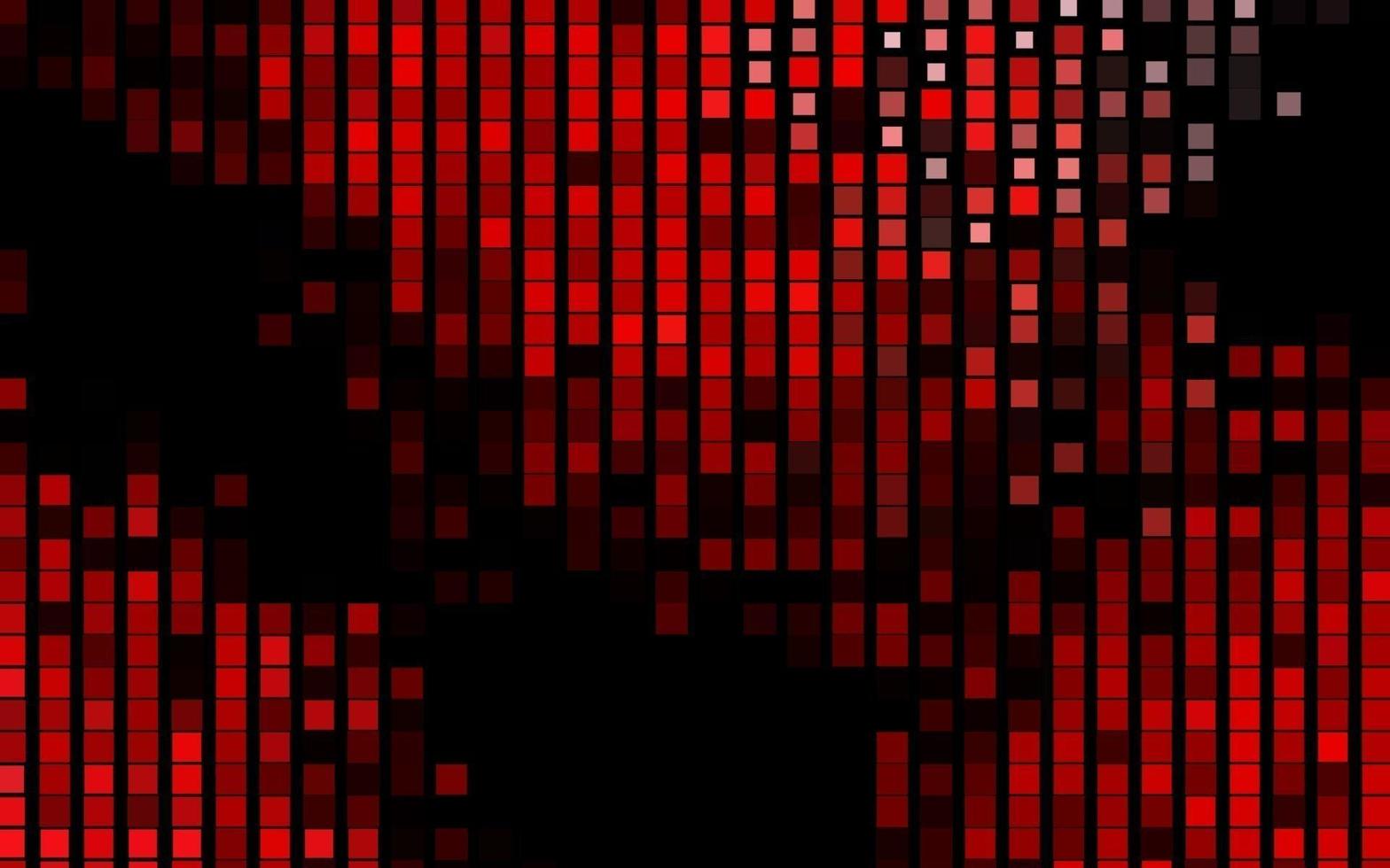 fondo de vector rojo oscuro con rectángulos, cuadrados.