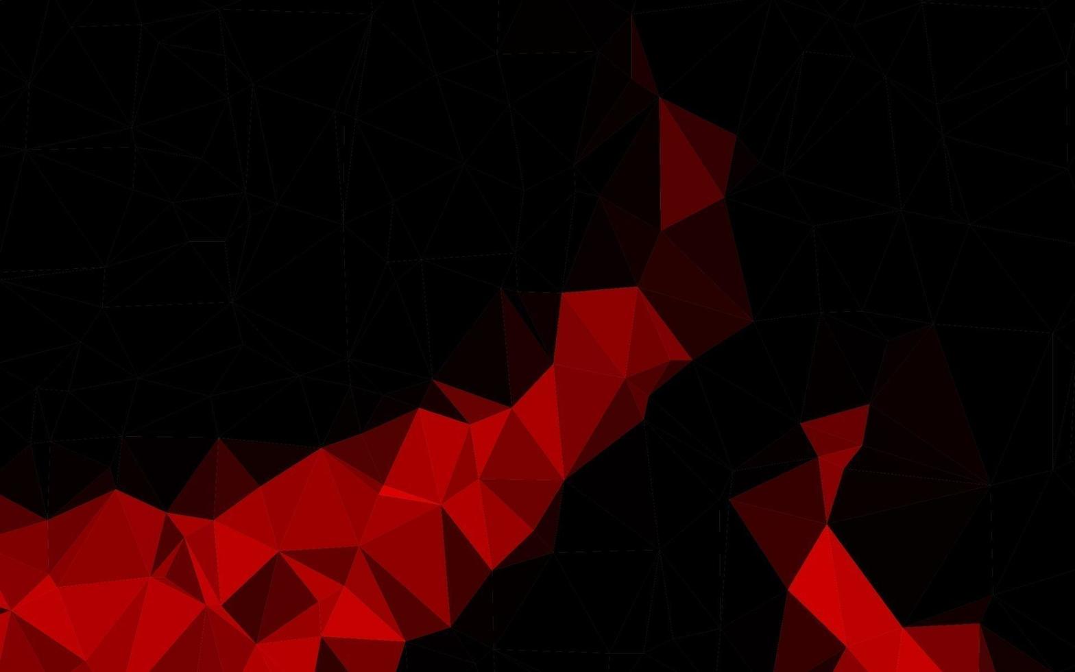 Light Red vector blurry triangle pattern.