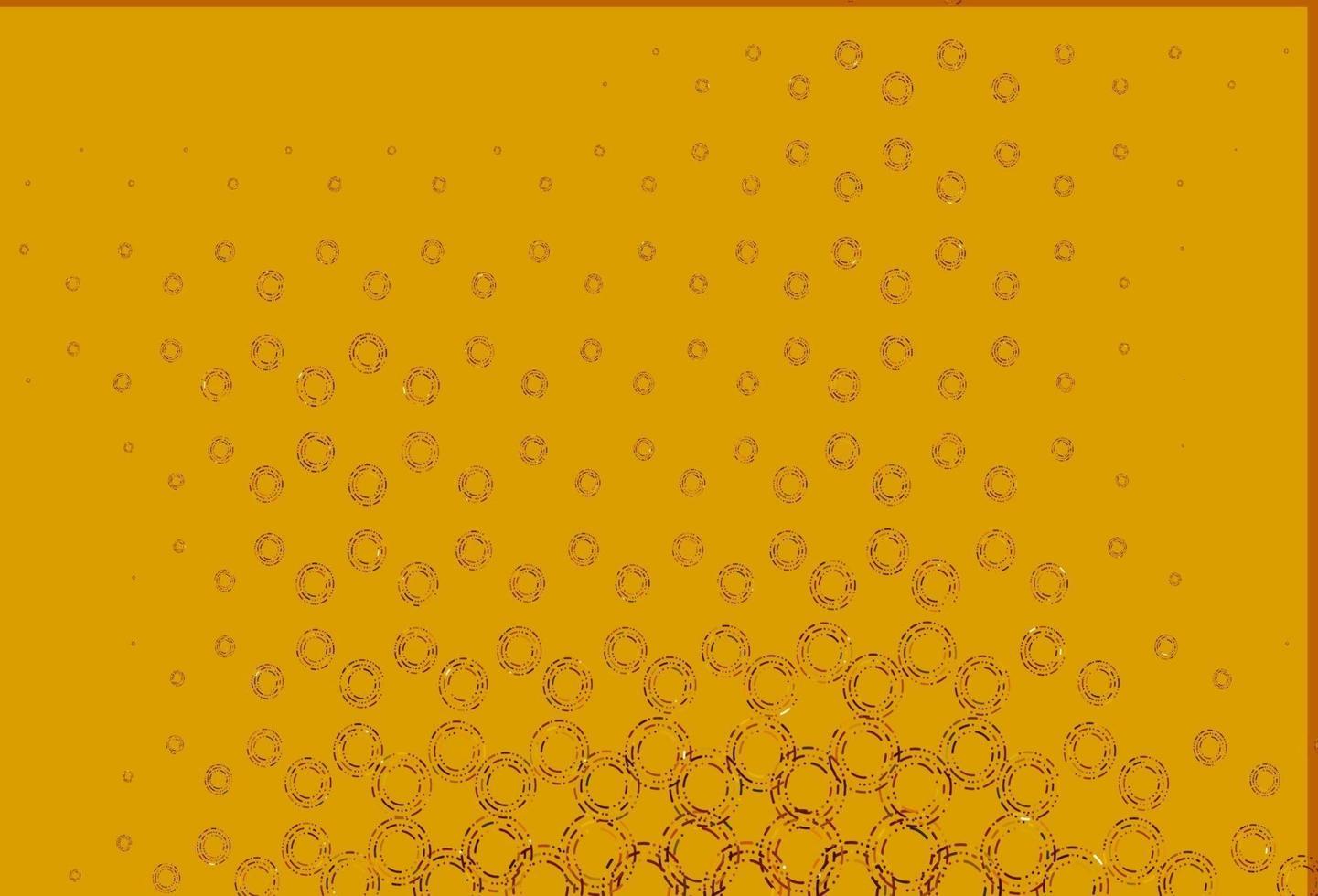 Fondo de vector amarillo claro, naranja con puntos.