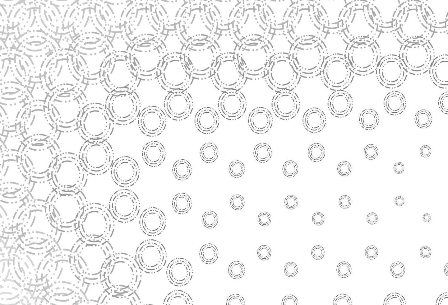 Light silver, gray vector texture with disks.