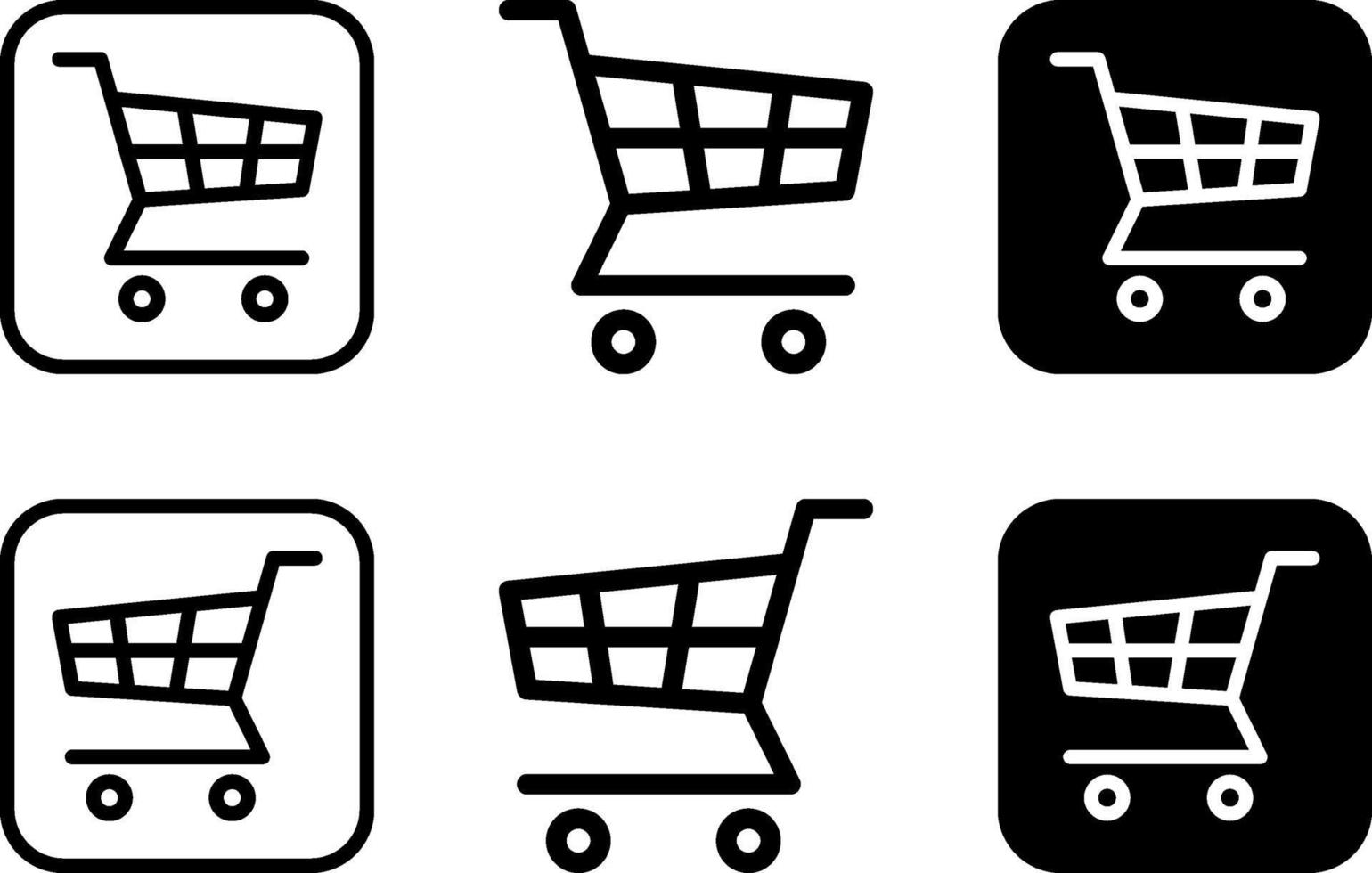 carrito de compras, icono, vector, eps, 10 vector