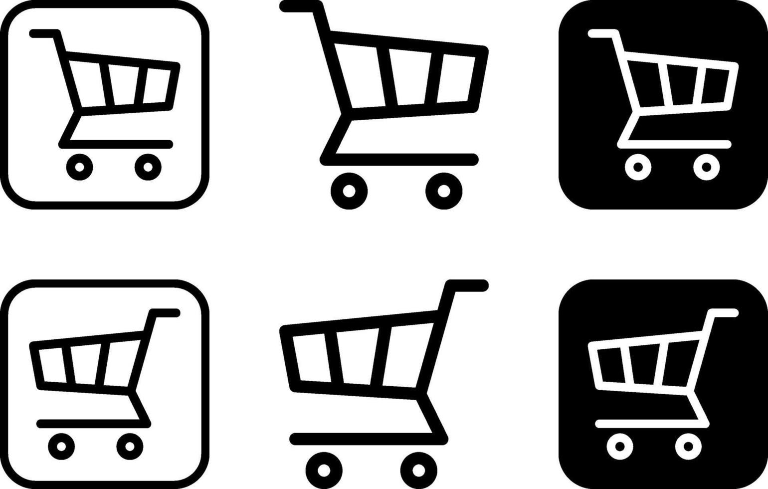 carrito de compras, icono, vector, eps, 10 vector