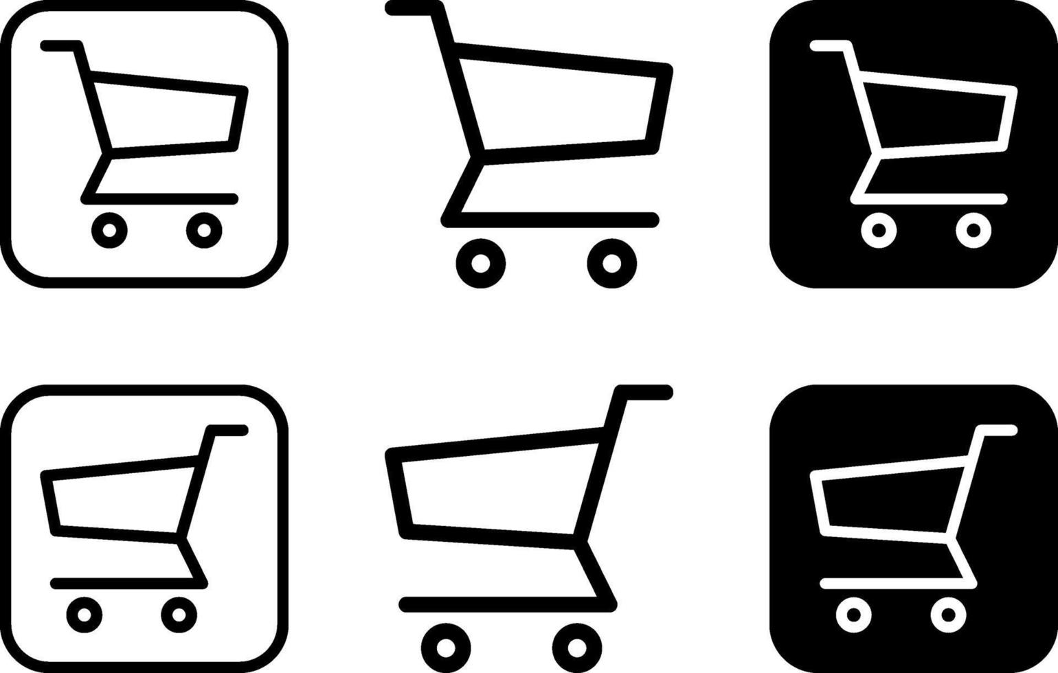 carrito de compras, icono, vector, eps, 10 vector