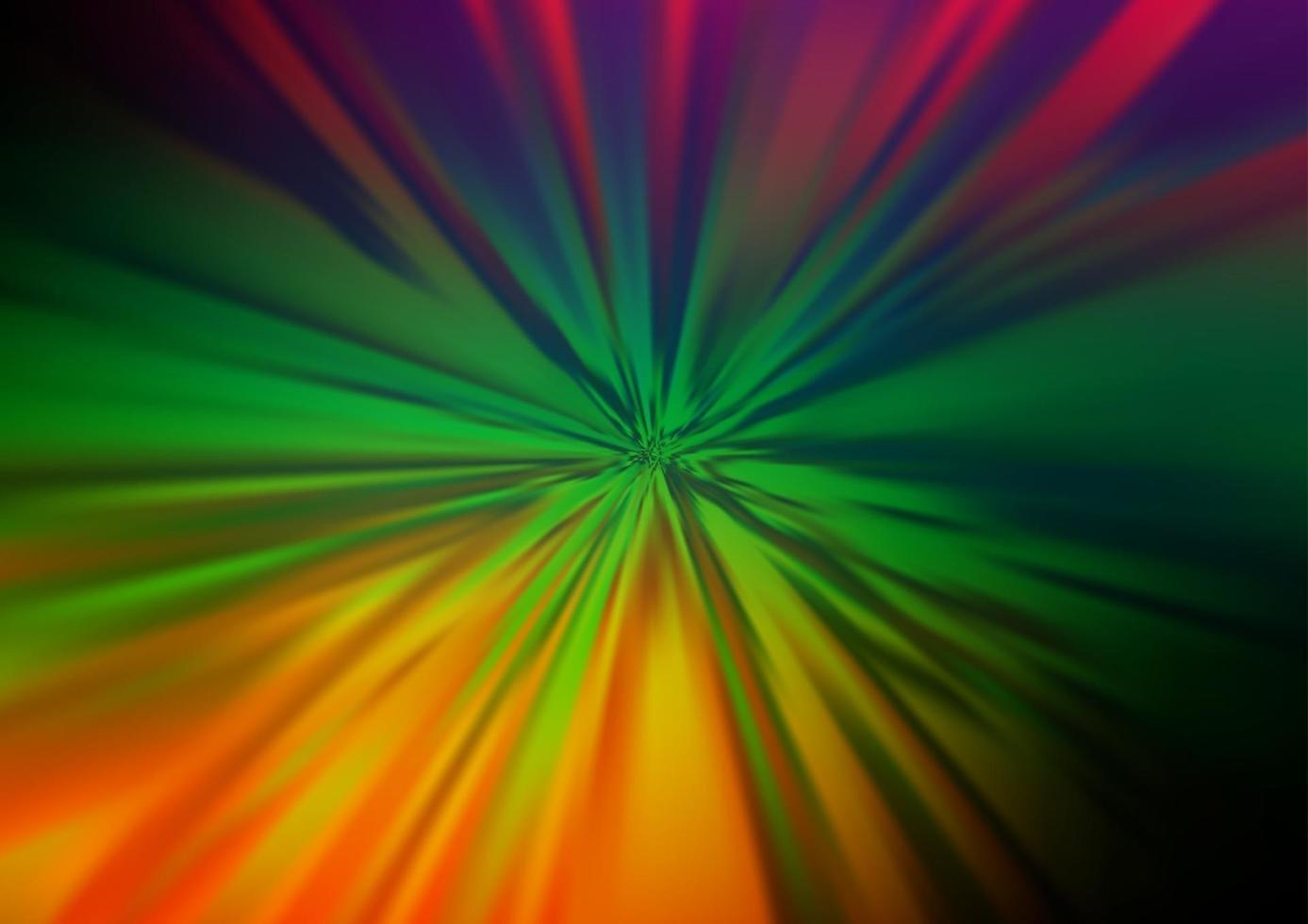 Dark Multicolor, Rainbow vector glossy bokeh pattern.