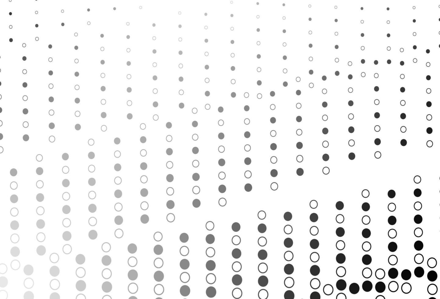 Fondo de vector gris plateado claro con puntos.