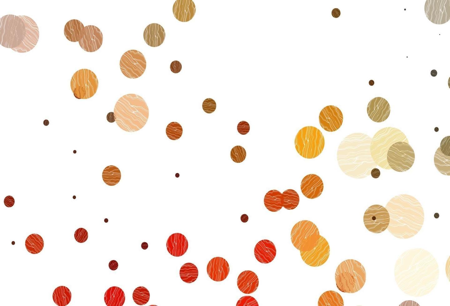 Light yellow, orange vector backdrop with dots.