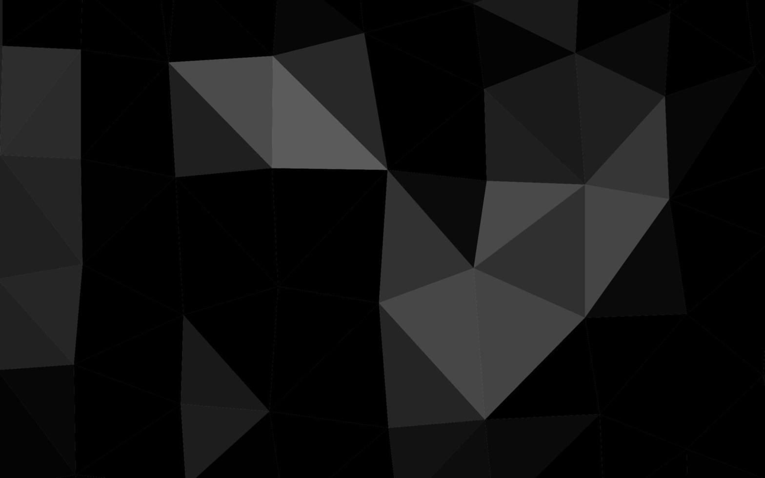 Dark Silver, Gray vector shining triangular pattern.