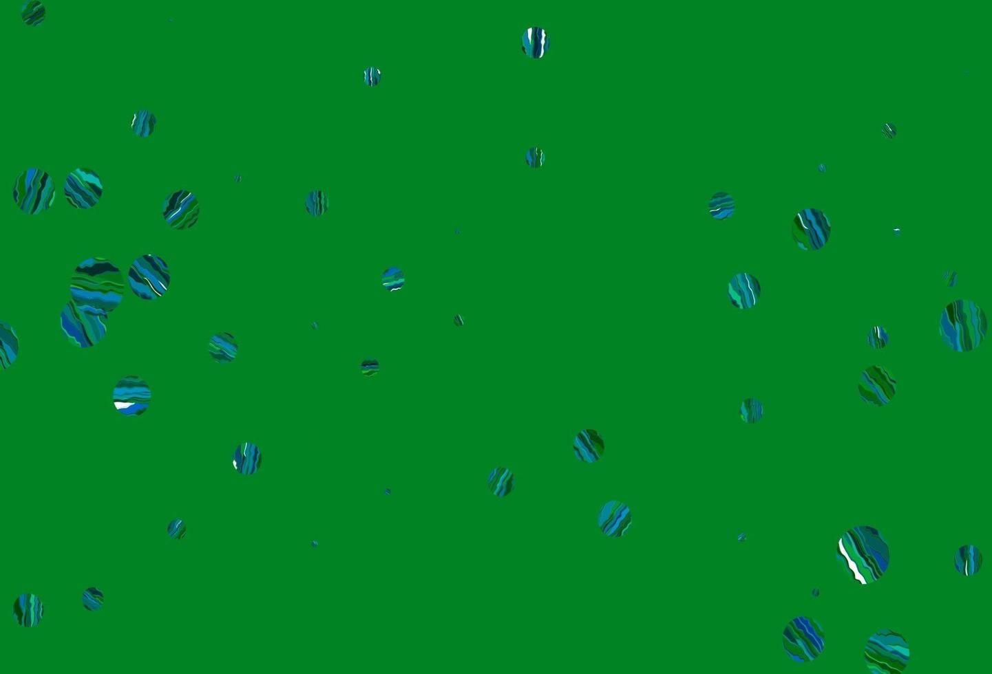 Light blue, green vector layout with circle shapes.