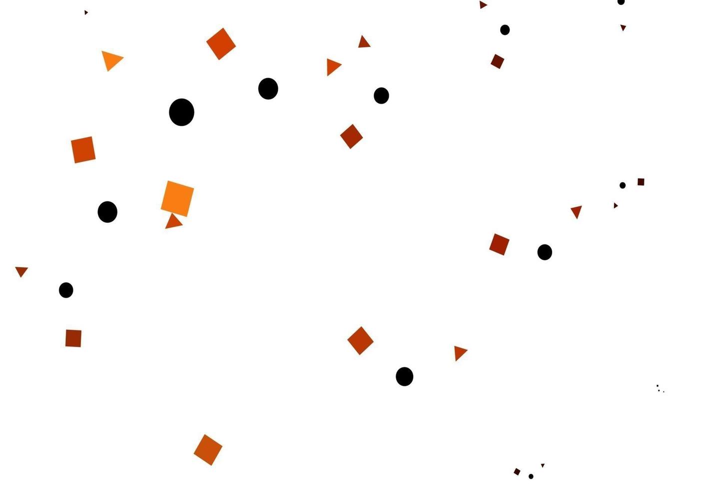 Light Red, Yellow vector pattern in polygonal style with circles.
