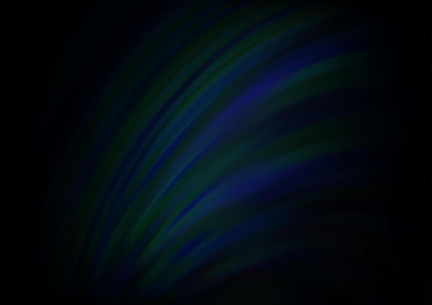 Dark BLUE vector background with curved circles.