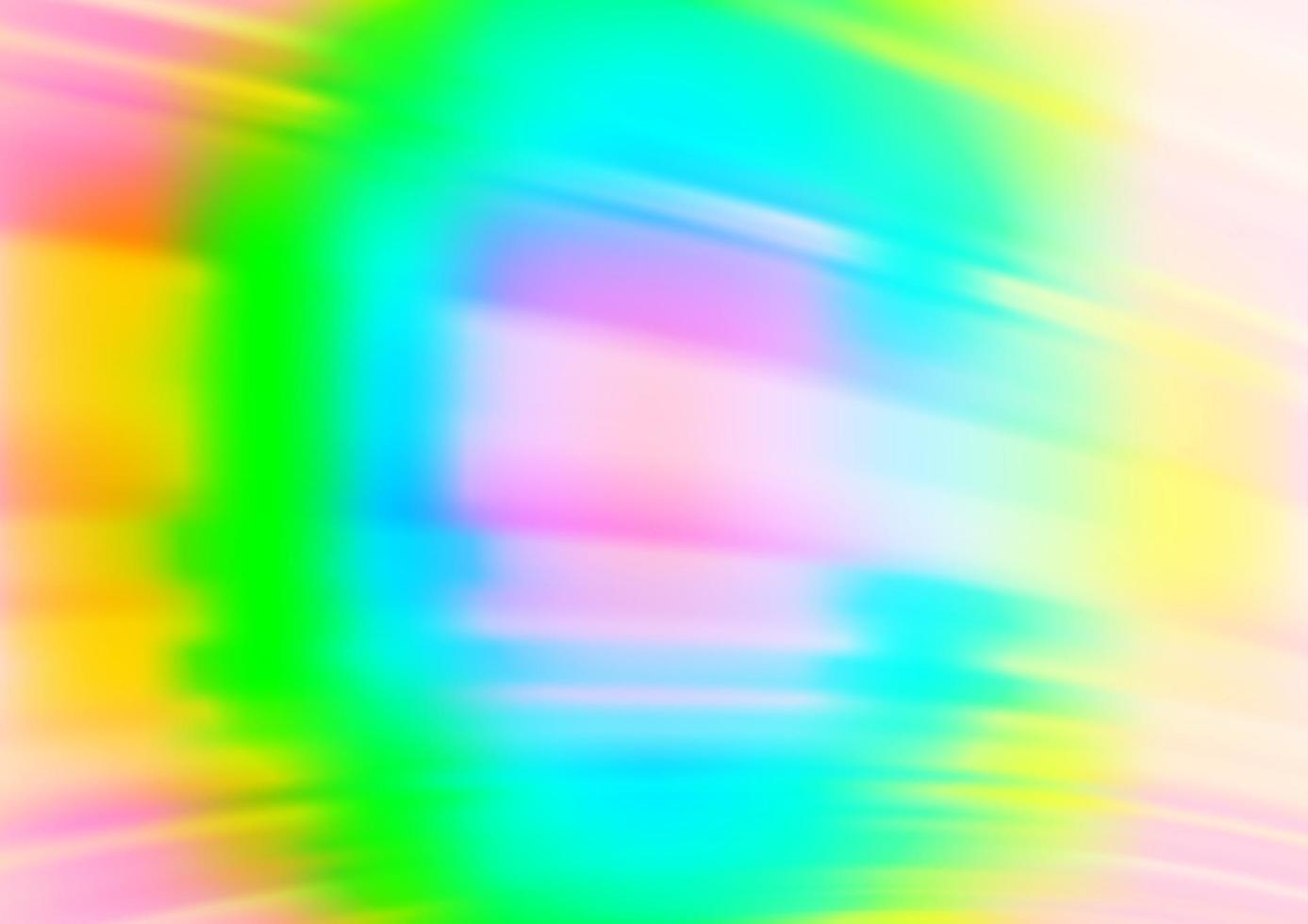 Light Multicolor, Rainbow vector blurred shine abstract background.