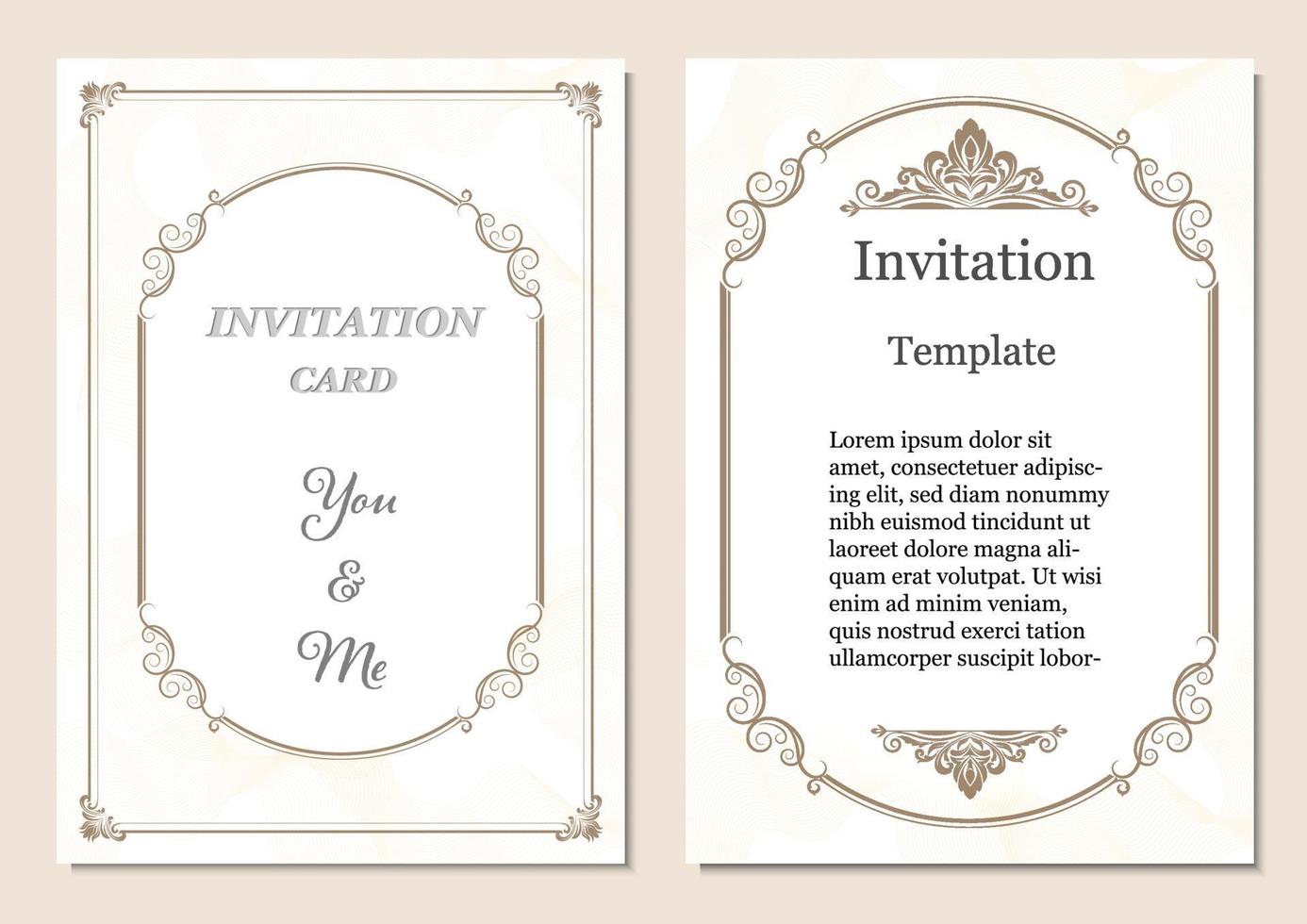 Invitation  vintage vector