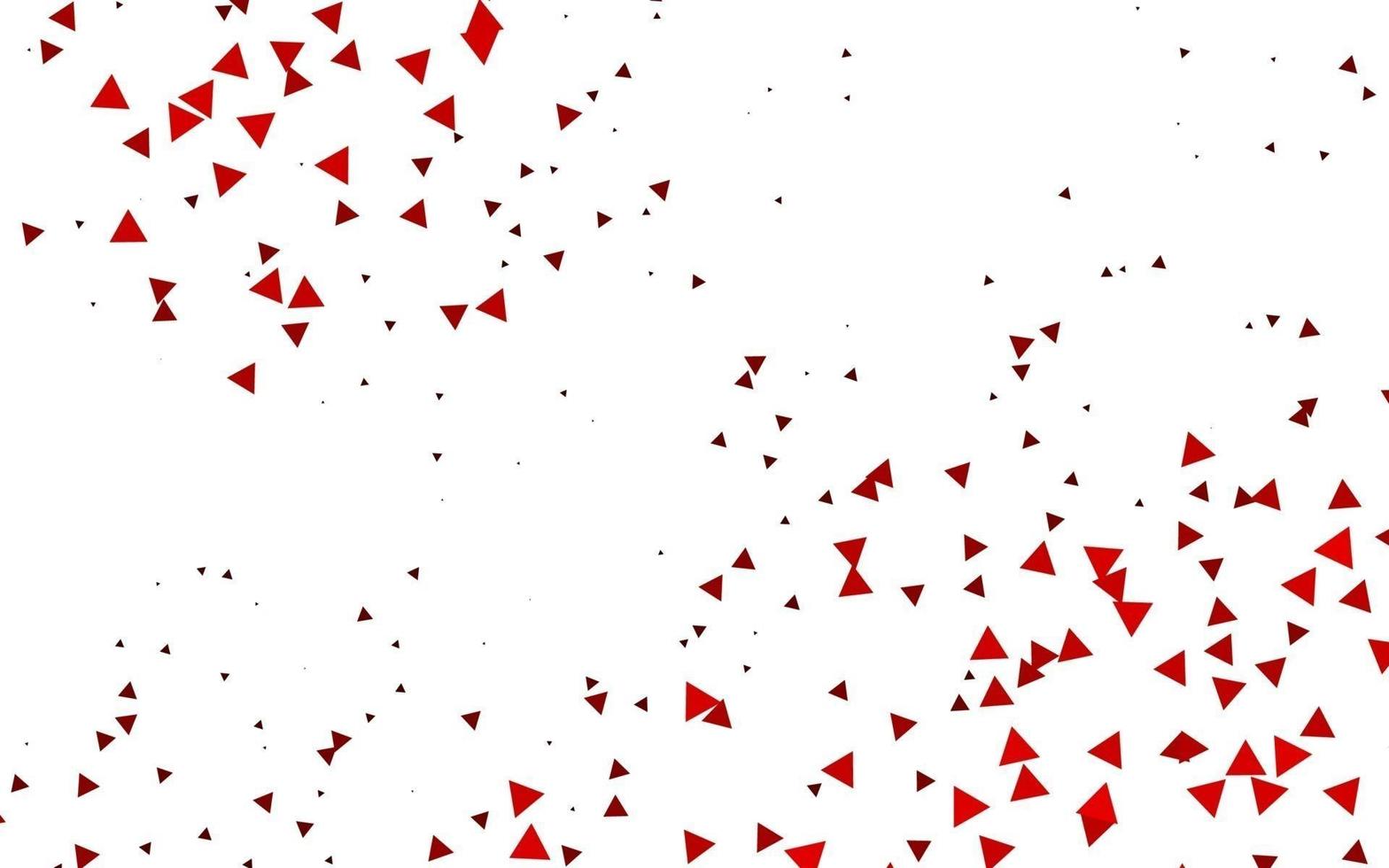 Light Red vector template with crystals, triangles.