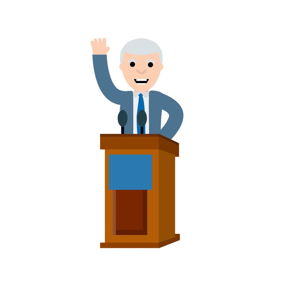 ny, estados unidos, 11 de noviembre. candidato demócrata joe biden vector