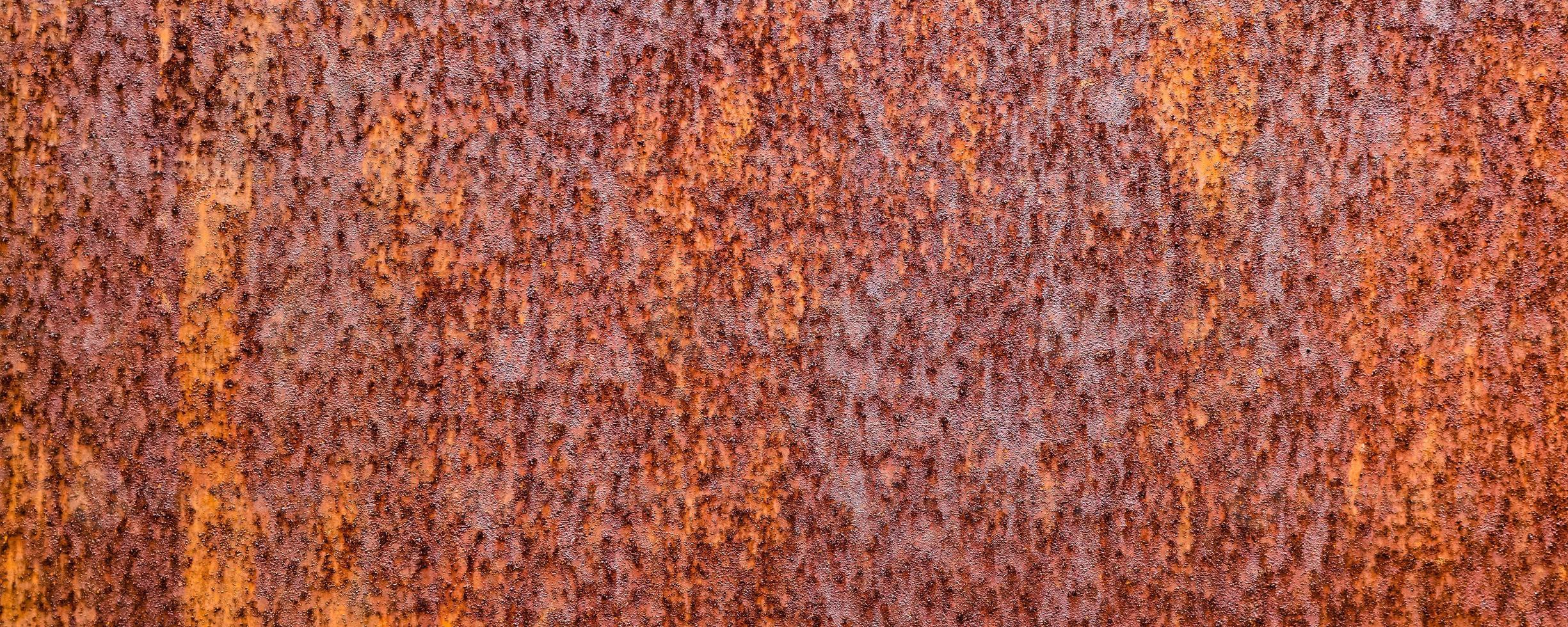 Abstract grunge rusty metal iron texture pattern background. Long website header or banner format. photo