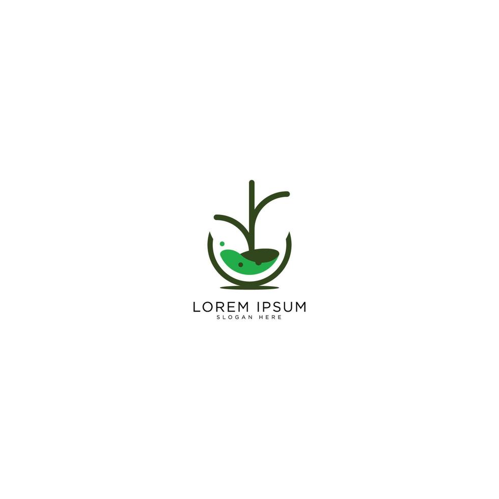 leaf logo design vector