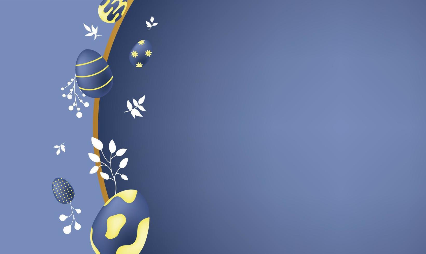 happy easter day egg wallpaper background vector holiday event drawing cartoon logo flat template