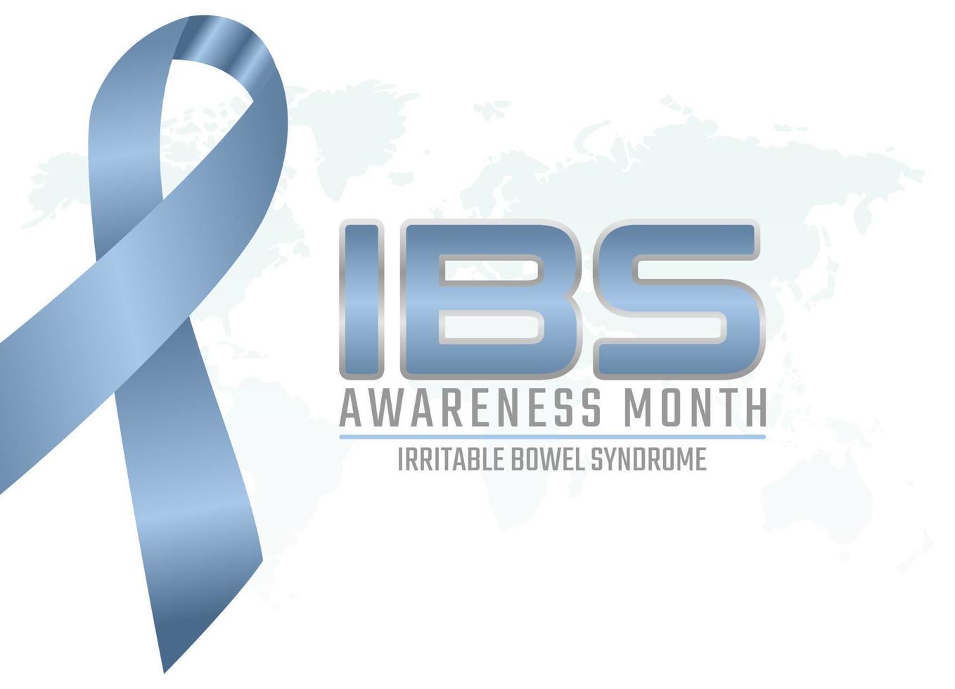 vector graphic of IBS awareness month good for IBS awareness month