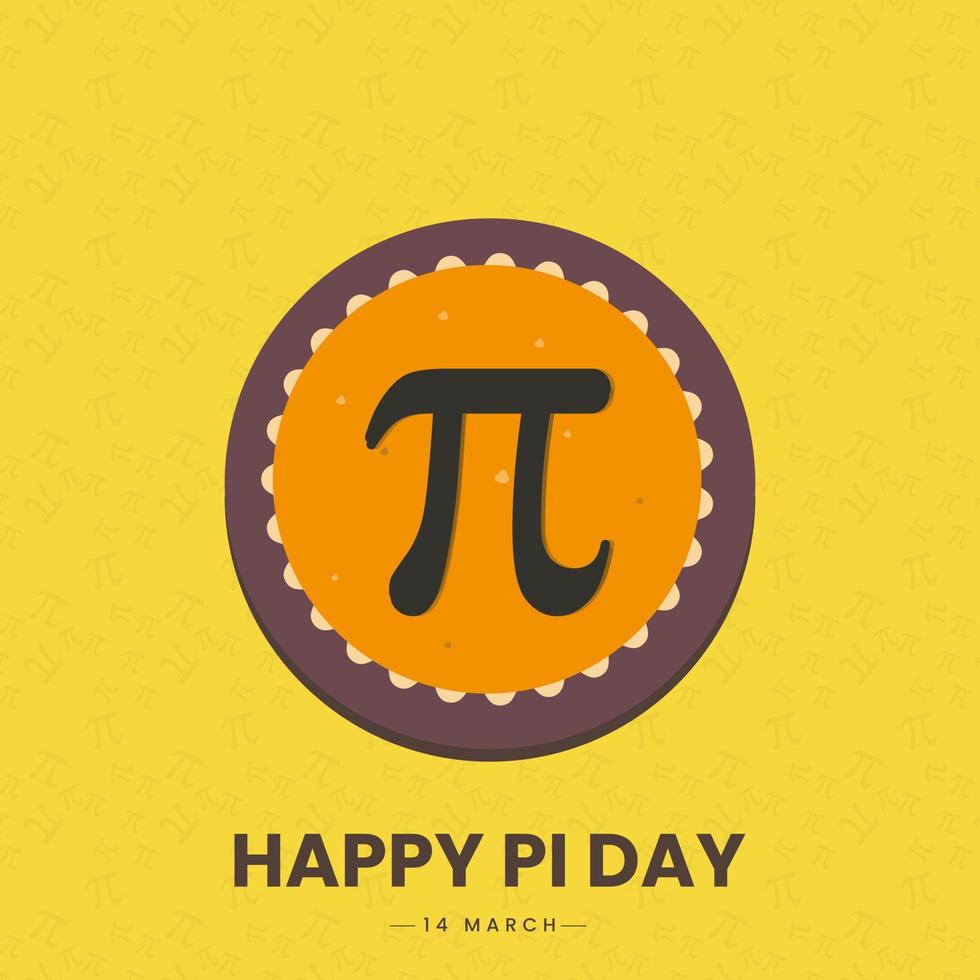 Happy International Pi Day Design vector