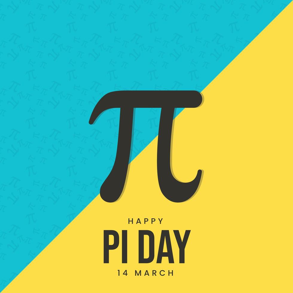 Happy International Pi Day Design vector