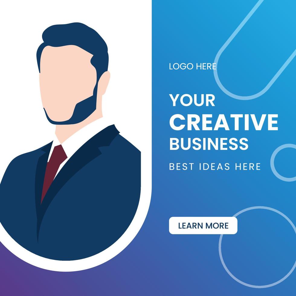 Business Insta Post Free Design vector