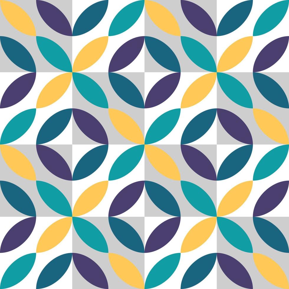 Seamless vector blue geometric stripe pattern background