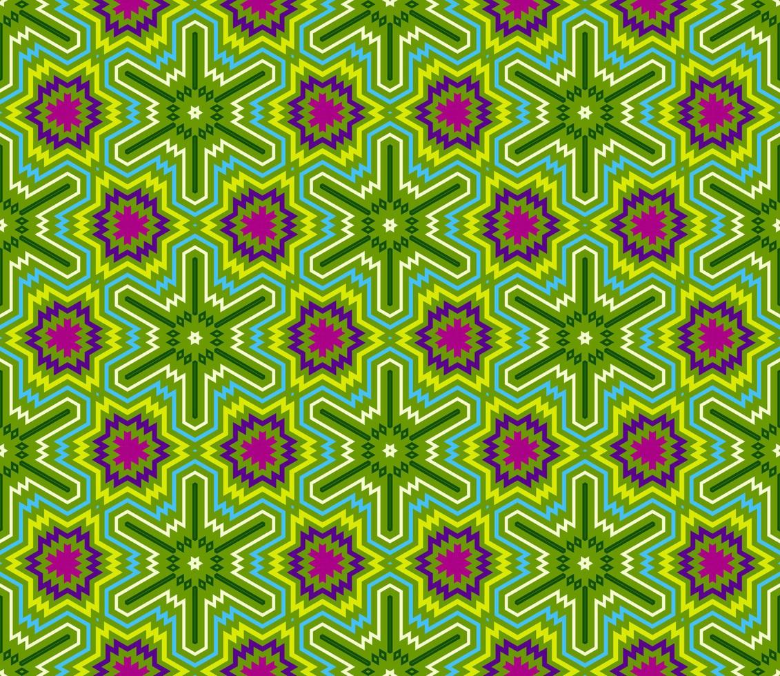 hexágono de línea delgada de fantasía abstracta, patrón geométrico triangular sin costuras. mosaico creativo, fondo de mosaico. vector