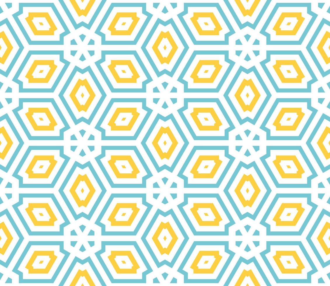 Abstract fantasy thin line hexagon, triangle geometric seamless pattern. Creative mosaic, tile background. vector