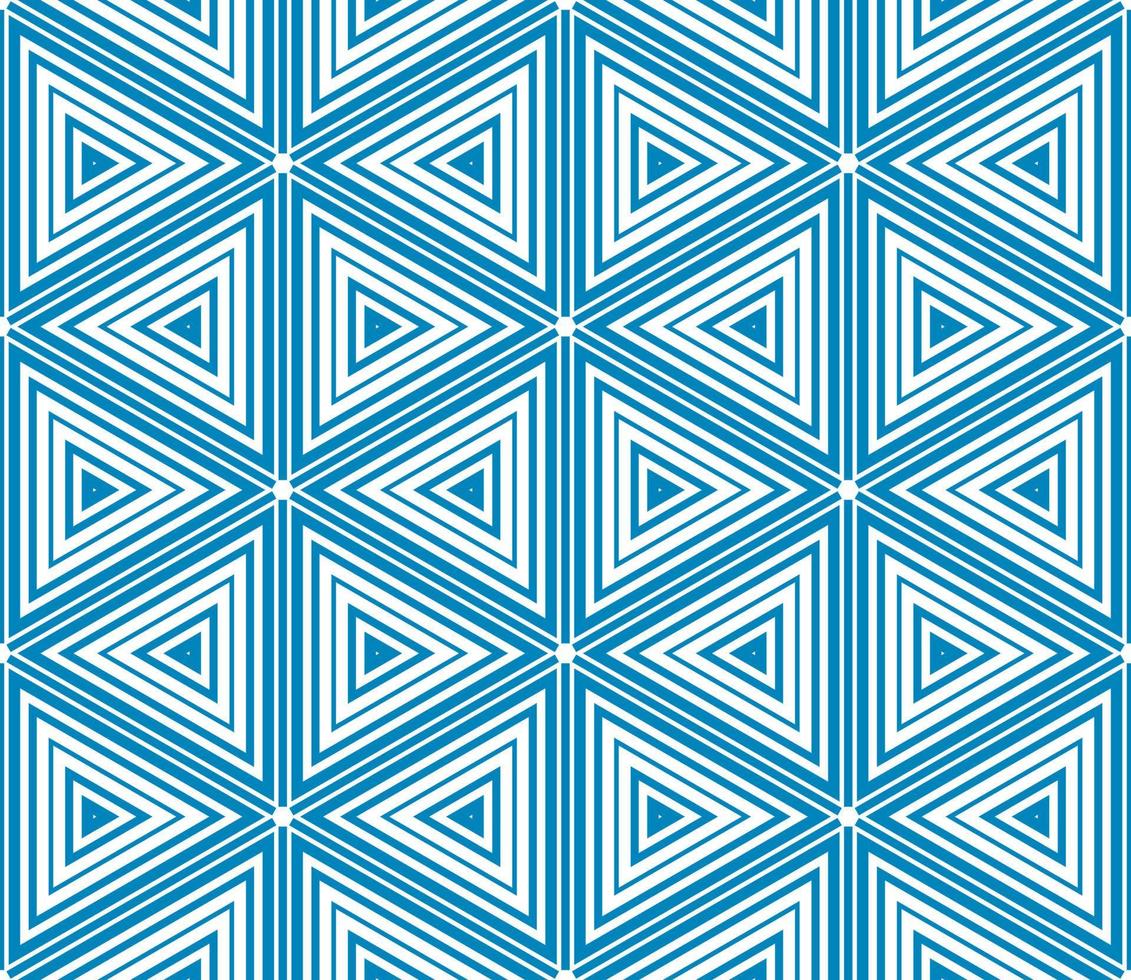 Abstract fantasy thin line hexagon, triangle geometric seamless pattern. Creative mosaic, tile background. vector