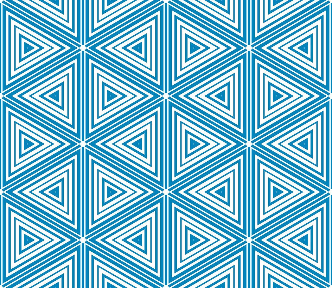 hexágono de línea delgada de fantasía abstracta, patrón geométrico triangular sin costuras. mosaico creativo, fondo de mosaico. vector