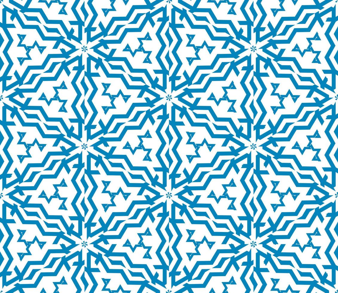 Abstract fantasy thin line hexagon, triangle geometric seamless pattern. Creative mosaic, tile background. vector