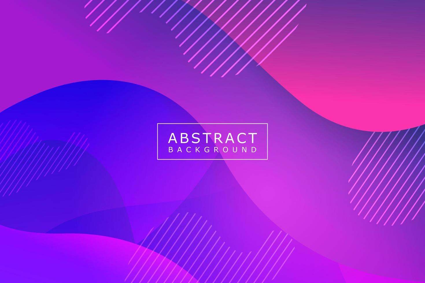 Colorful abstract geometric background design. Modern curve liquid color with fluid shapes composition. Cool background for web landing template, poster or banner. Vector illustration