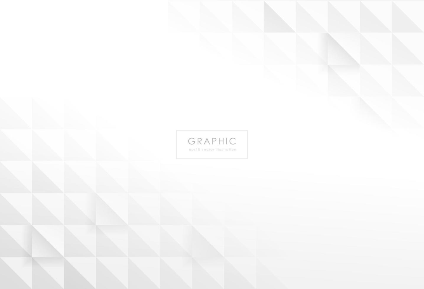 Abstract geometric white and gray gradient background. Modern and minimal white elements background. Vector illustration