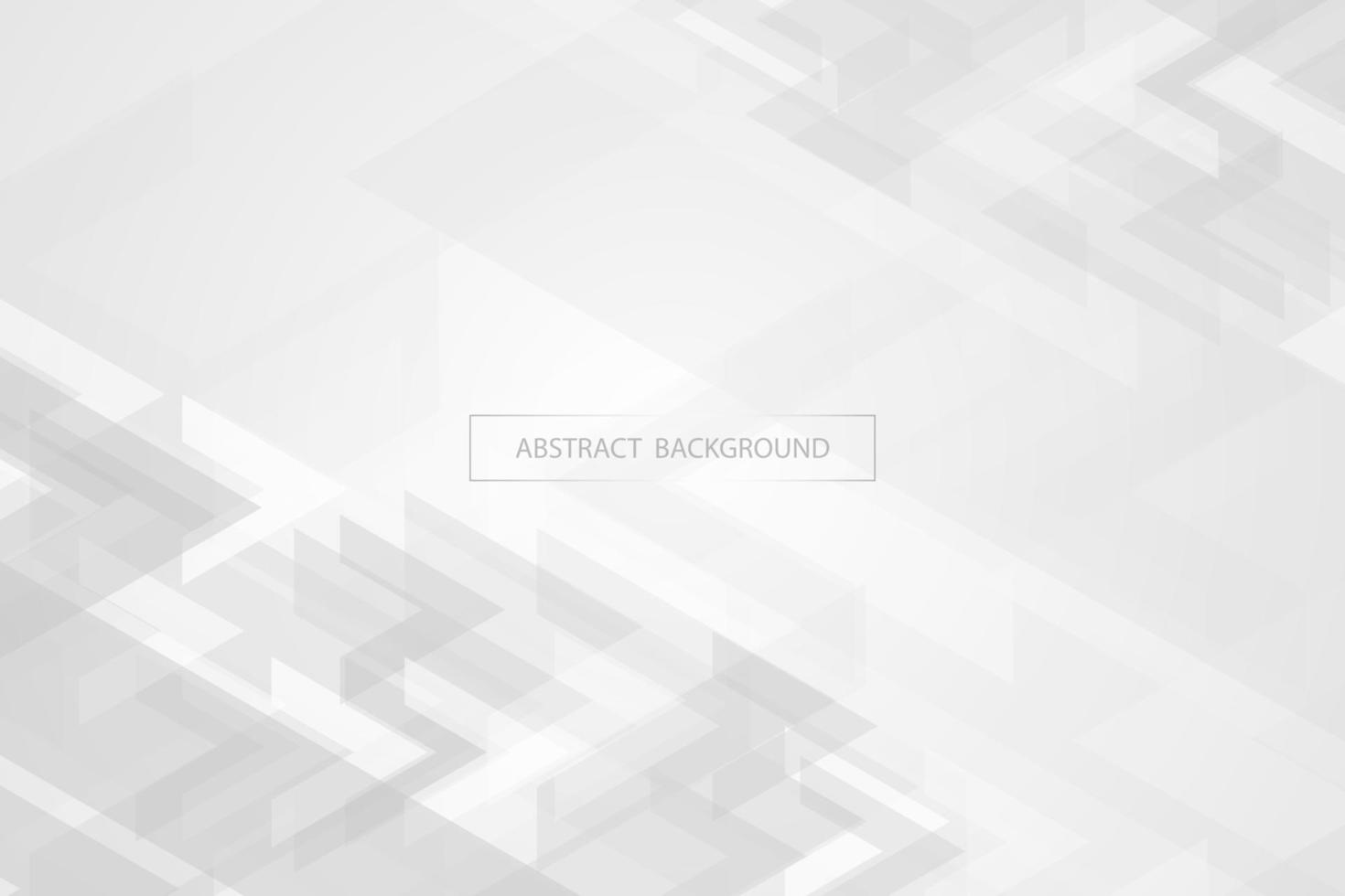 Abstract geometric white and gray gradient background. Modern and minimal white elements background. Vector illustration
