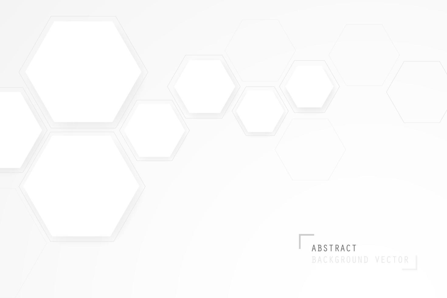 fondo degradado geométrico abstracto en blanco y gris. fondo de elementos blancos modernos y mínimos. ilustración vectorial vector