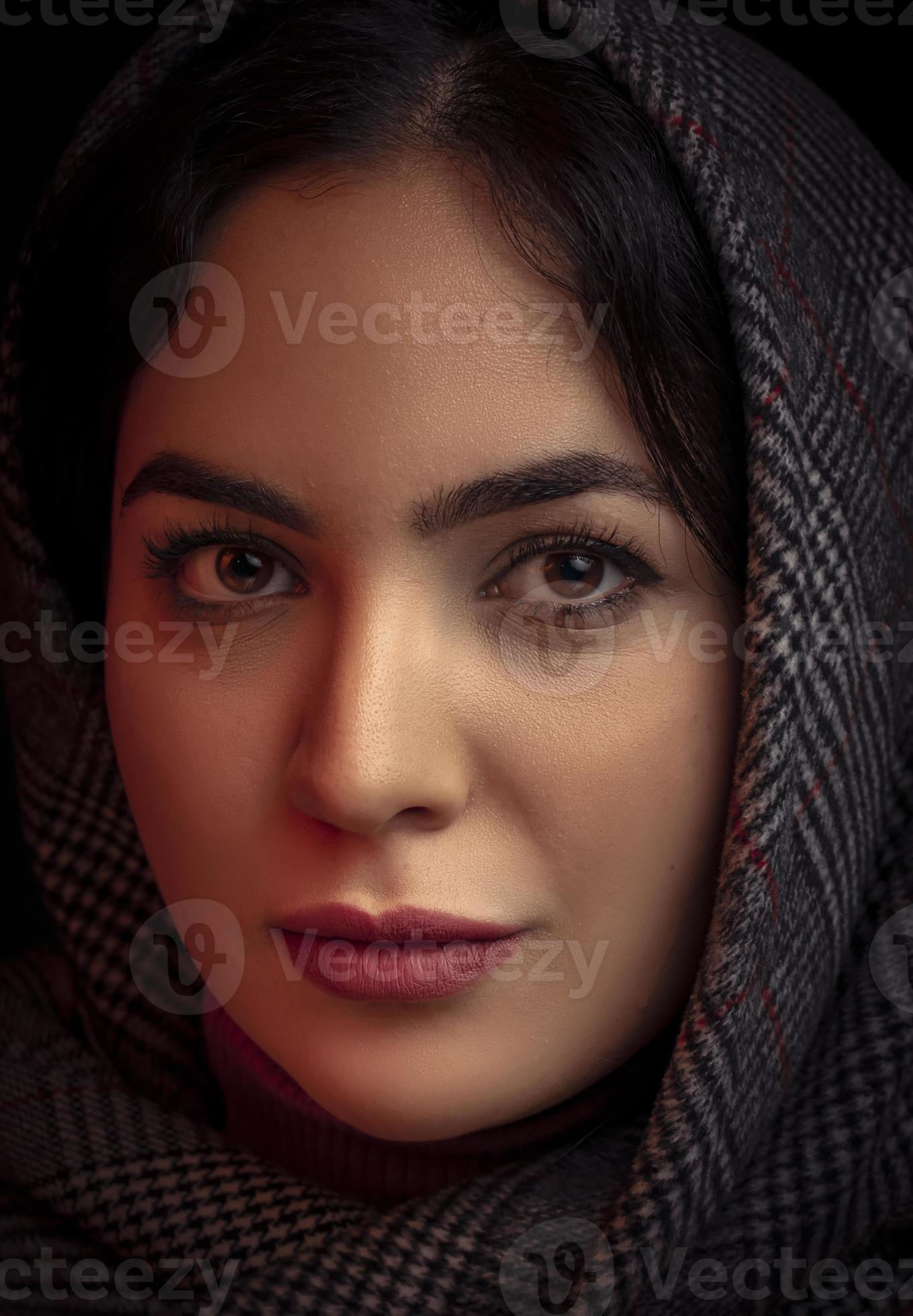 womens black shawl